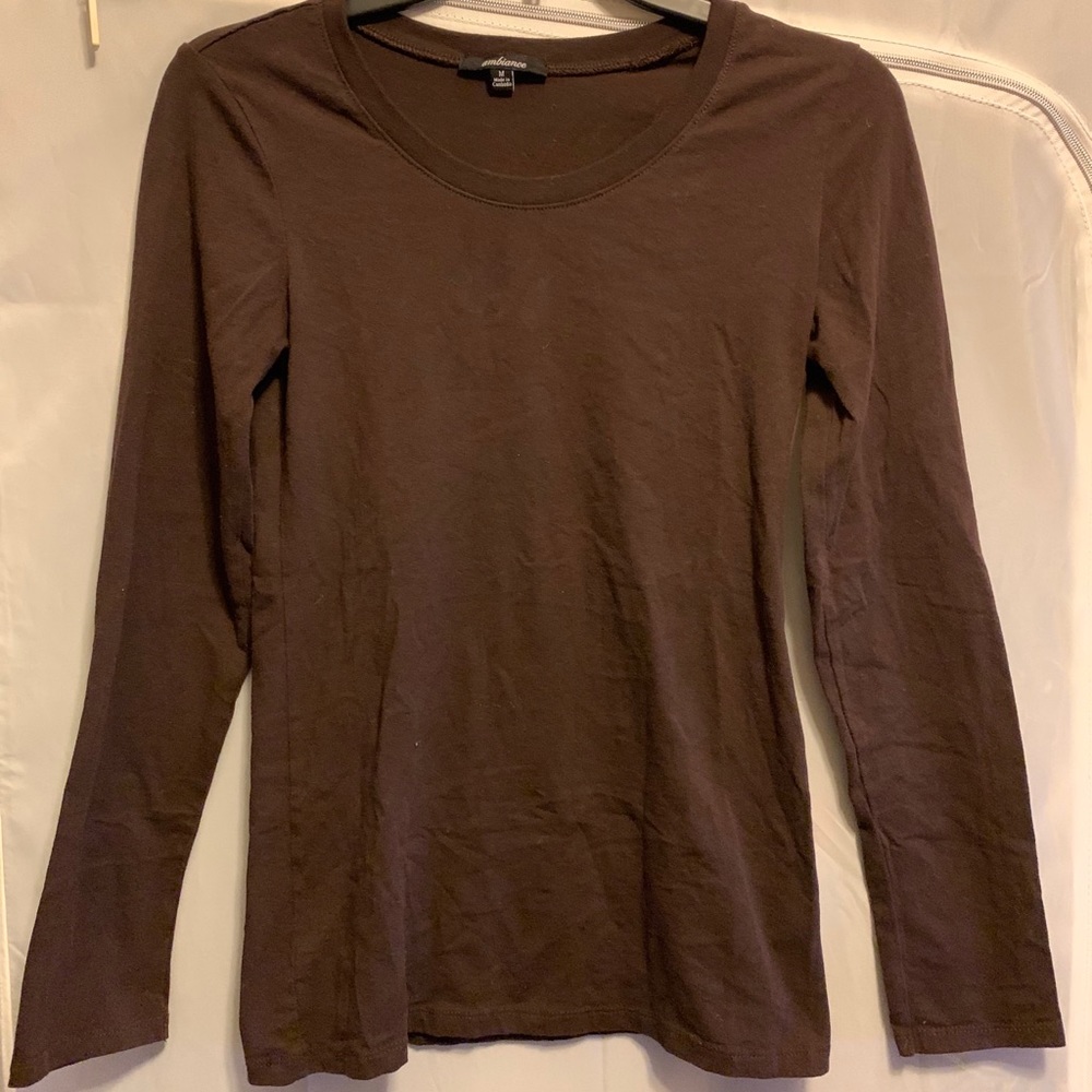 Brown Long Sleeve Shirt